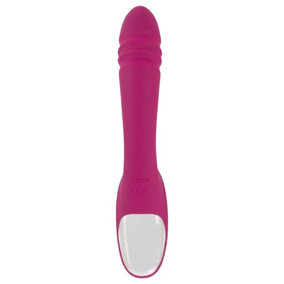 Javida Licking & Thrusting - vibratore spingente con lingua (viola)