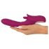 Javida Vibratore Lick & Thrust - leccante e spingente (viola)