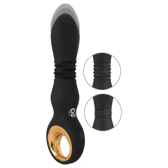 Eternal - vibratore potente con spinta - nero