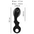 Eternal - Vibratore gonfiabile per punto G (nero)