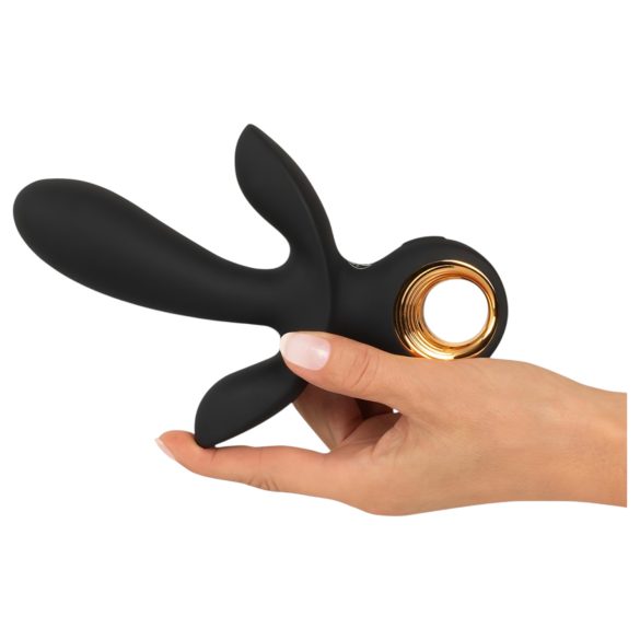 Eternal - vibratore triplo gonfiabile - nero