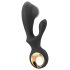 Eternal - Vibratore Nero con Braccio Stimolatore Clitorideo Gonfiabile