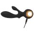Eternal - Vibratore Nero con Braccio Stimolatore Clitorideo Gonfiabile