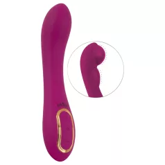 Javida - vibratore con doppia pompa - silicone viola