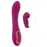 Javida - vibratore con doppia pompa - silicone viola