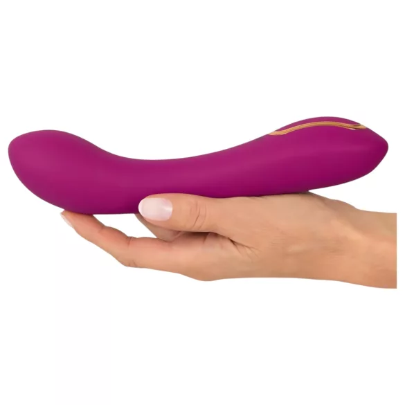 Javida - vibratore con doppia pompa - silicone viola
