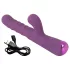 Javida - vibratore rabbit 3 in 1 - silicone viola