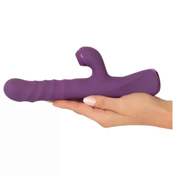 Javida - vibratore rabbit 3 in 1 - silicone viola