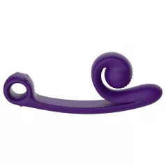   Snail Vibe Curve - vibratore clitorideo 2in1 - silicone viola