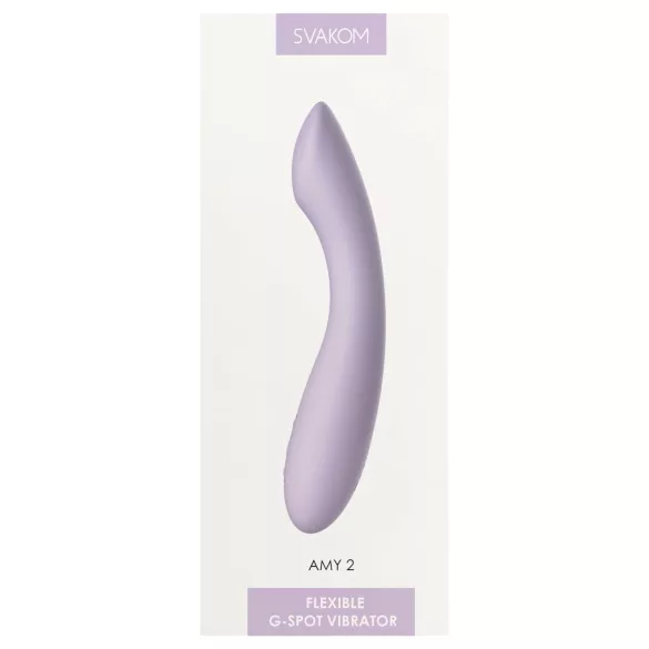 Svakom Amy 2 - vibratore punto G ricaricabile impermeabile viola