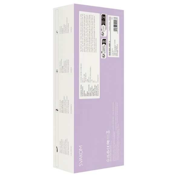 Svakom Amy 2 - vibratore punto G ricaricabile impermeabile viola
