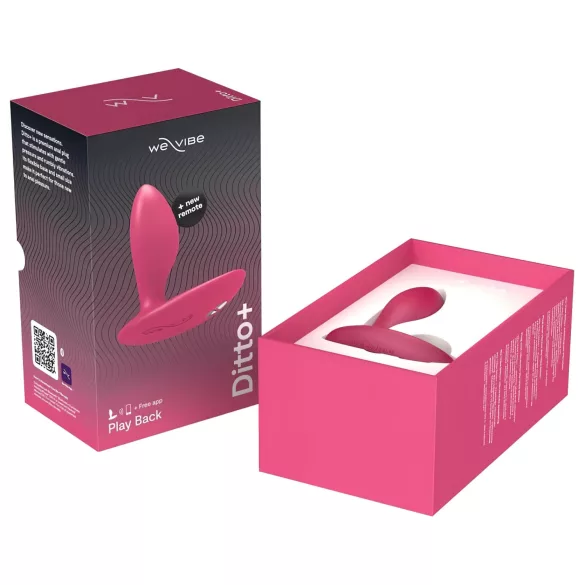 We-Vibe Ditto+ - Vibratore anale controllato tramite app (rosa)