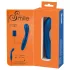 Smile - vibratore punto G flessibile - silicone blu