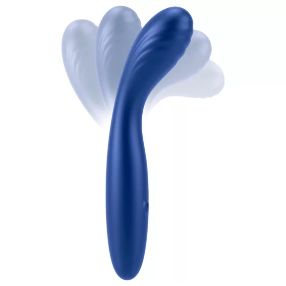 Smile - vibratore punto G flessibile - silicone blu