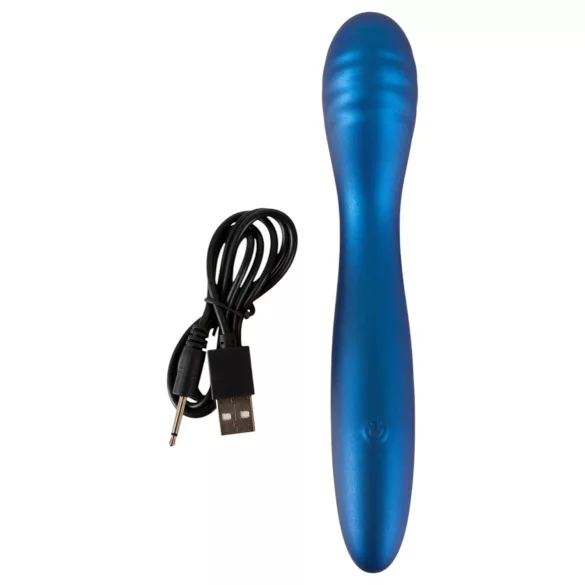 Smile - vibratore punto G flessibile - silicone blu
