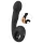 Black Velvets - Vibratore punto G e P - silicone nero
