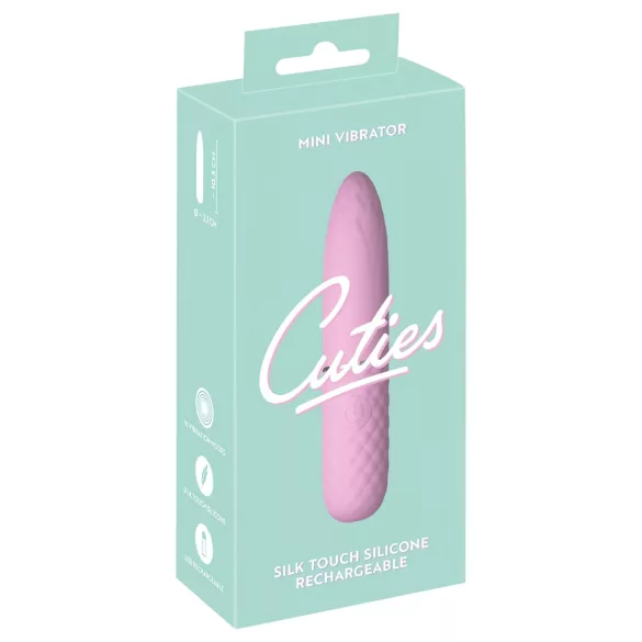 Cuties - mini vibratore - compatto - silicone rosa