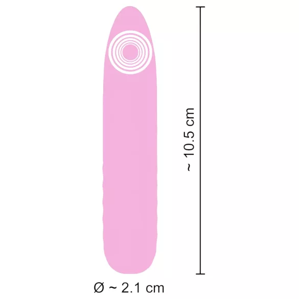 Cuties - mini vibratore - compatto - silicone rosa