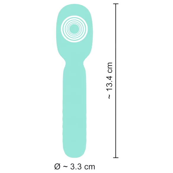 Cuties - mini vibratore massaggiatore - silicone menta