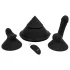 The Cowgirl Cone - macchina del sesso intelligente con diversi accessori (nera)