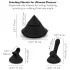 The Cowgirl Cone - macchina del sesso premium controllata tramite app - con 2 accessori intercambiabili, 20 modalità di vibrazione (nero)