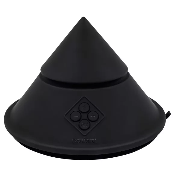 The Cowgirl Cone - macchina del sesso premium controllata tramite app - con 2 accessori intercambiabili, 20 modalità di vibrazione (nero)