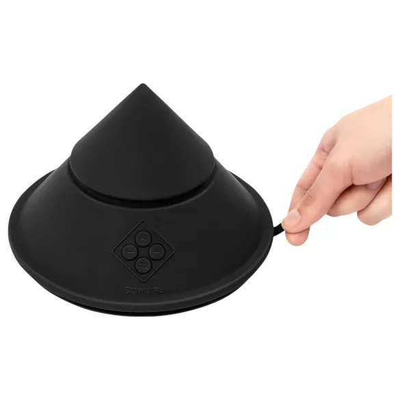 The Cowgirl Cone - macchina del sesso premium controllata tramite app - con 2 accessori intercambiabili, 20 modalità di vibrazione (nero)