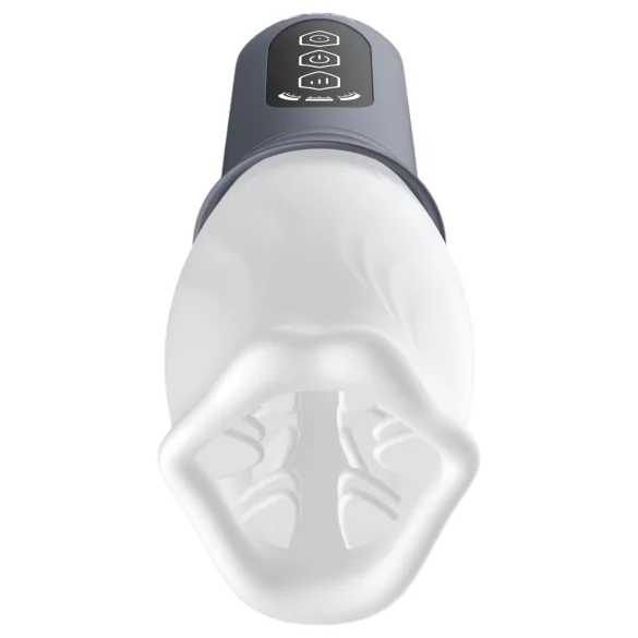 LUX Active First Class - masturbatore automatico rotante - bianco grigio