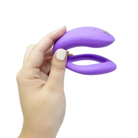 We-Vibe Sync O - vibratore coppia ricaricabile con app - silicone viola