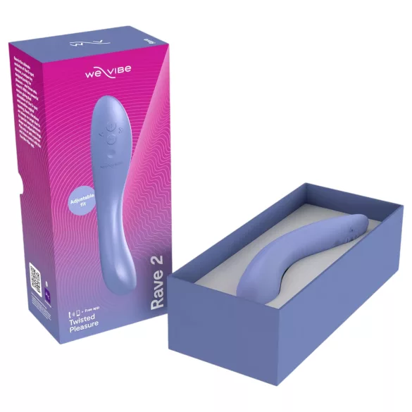 We-Vibe Rave 2 - vibratore per il punto G controllato tramite app (blu)
