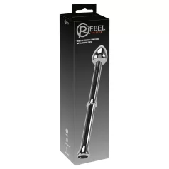 Rebel - vibratore prostatico in metallo - argento