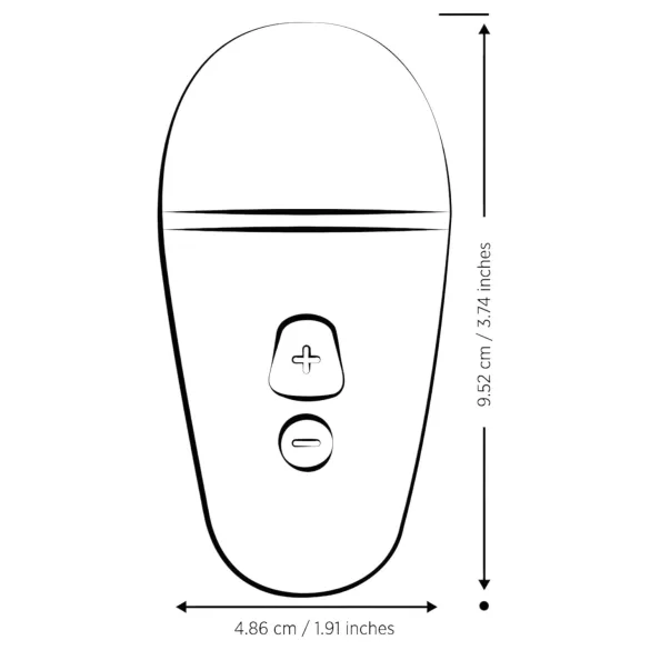 ROMP Free X - stimolatore clitoride onde d’aria ricaricabile - viola