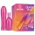 Durex Tease & Vibe - vibratore mini con stimolatore clitorideo a coniglio - rosa