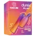 Durex Tease & Vibe - vibratore mini con stimolatore clitorideo a coniglio - rosa