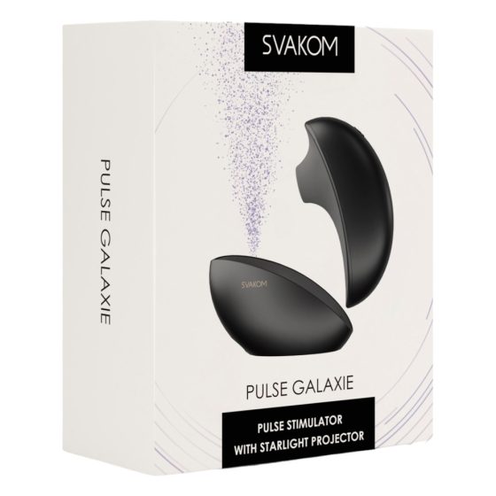 Galassia Pulse di Svakom - Stimolatore clitorideo ad onda d'aria (nero)