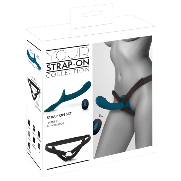 You2Toys - set di vibratori indossabili - nero e blu