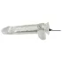 Crystal - Vibratore con ventosa (trasparente)