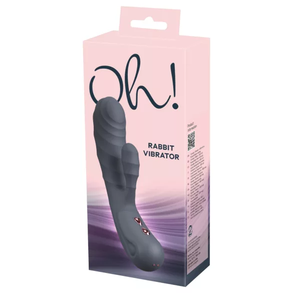 You2Toys - Oh! Rabbit vibratore con braccio clitorideo (nero)