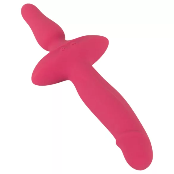 Couples Choice - vibratore anale e vaginale 2in1 - silicone rosa