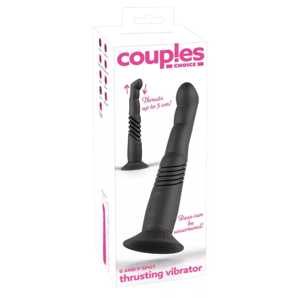 Couples Choice - vibratore punto G e punto P - nero