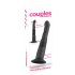 Coppia Perfetta - Vibratore G+P pulsante (nero)