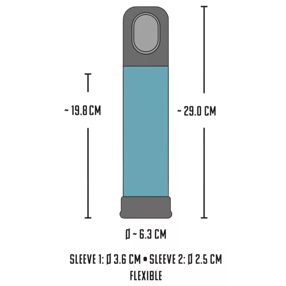 Mister Boner - pompa automatica per pene - blu