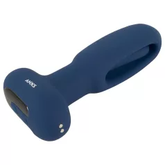 ANOS - vibratore anale con lingua - silicone blu