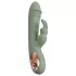 You2Toys - vibratore con stimolatore clitoride - silicone verde