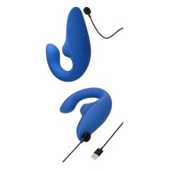   Womanizer Blend - Vibratore per il punto G e stimolatore del clitoride (blu)
