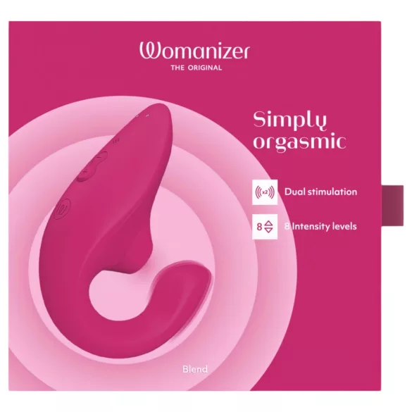Womanizer Blend - vibratore punto G e stimolatore clitorideo (rosa)