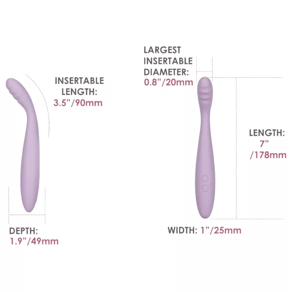 Svakom Cici 2 - vibratore punto G smart - silicone viola