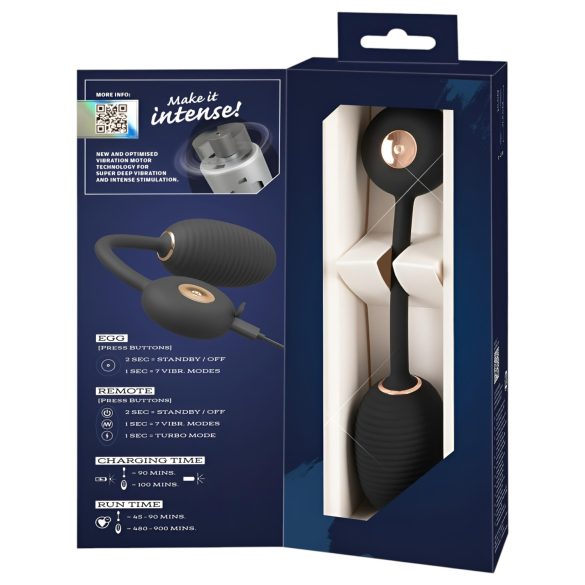 You2Toys Intense RC - ovetto vibrante telecomandato - nero