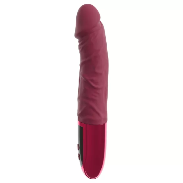 Beau Coeur Varelo - vibratore realistico in silicone ricaricabile (rosso)