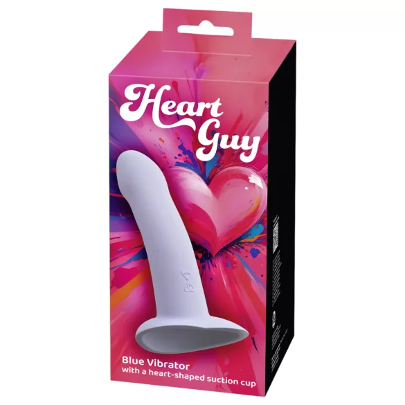You2Toys - vibratore con cuore - silicone blu